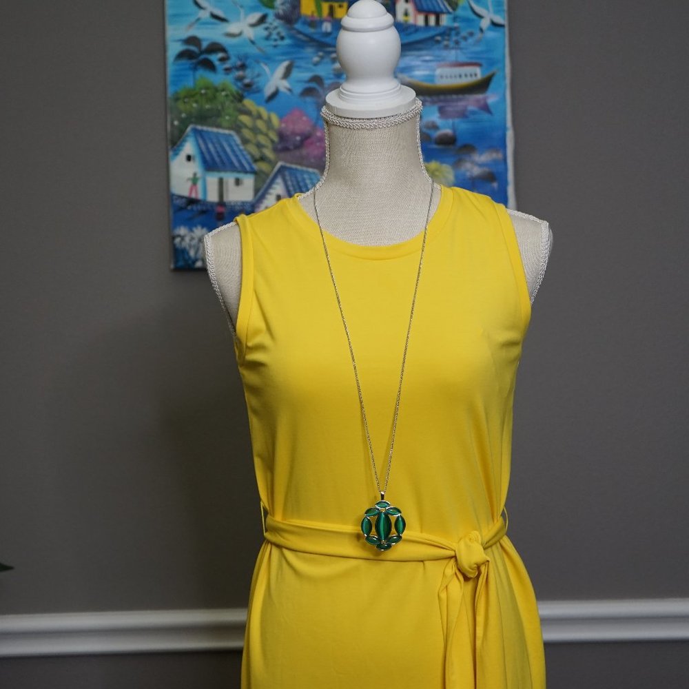 Yellow Midi Dress